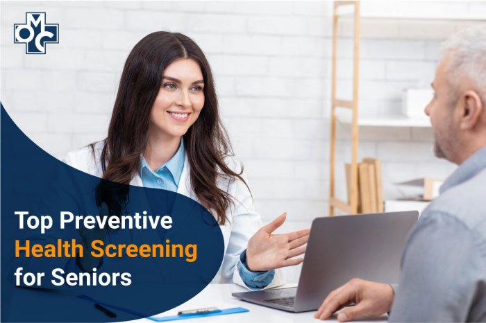 Comprehensive health screenings for seniors